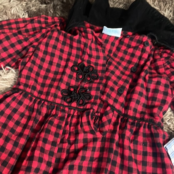 Blue and red Plaid Long Bubble size 24 months/2T - Picture 3 of 9